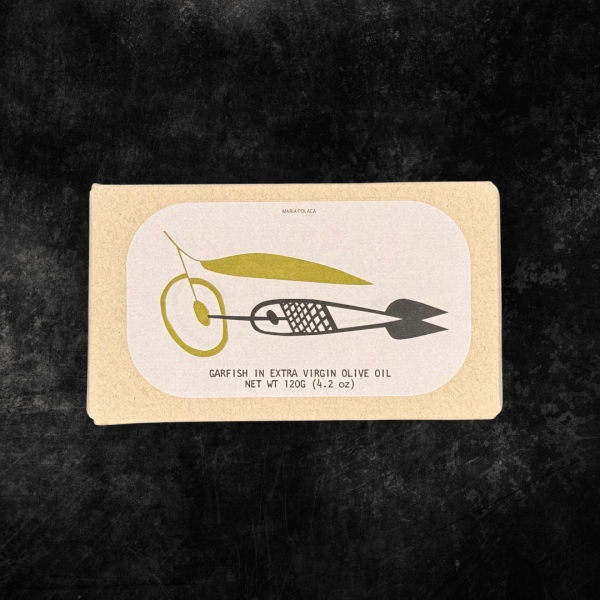 Hornhecht in Olivenöl